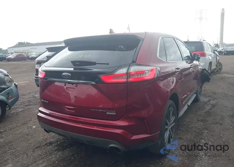 2019 Ford Edge Titanium from USA, damaged, VIN 2FMPK3K92KBC35700